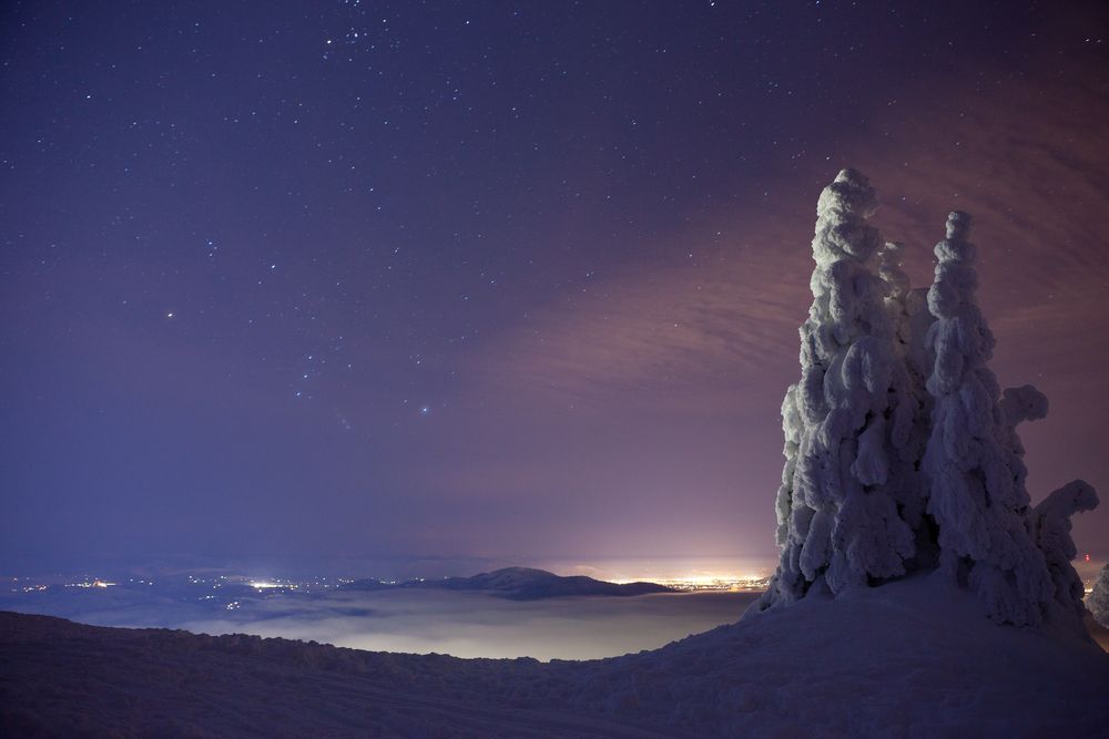 Mount Spokane State Park during winter