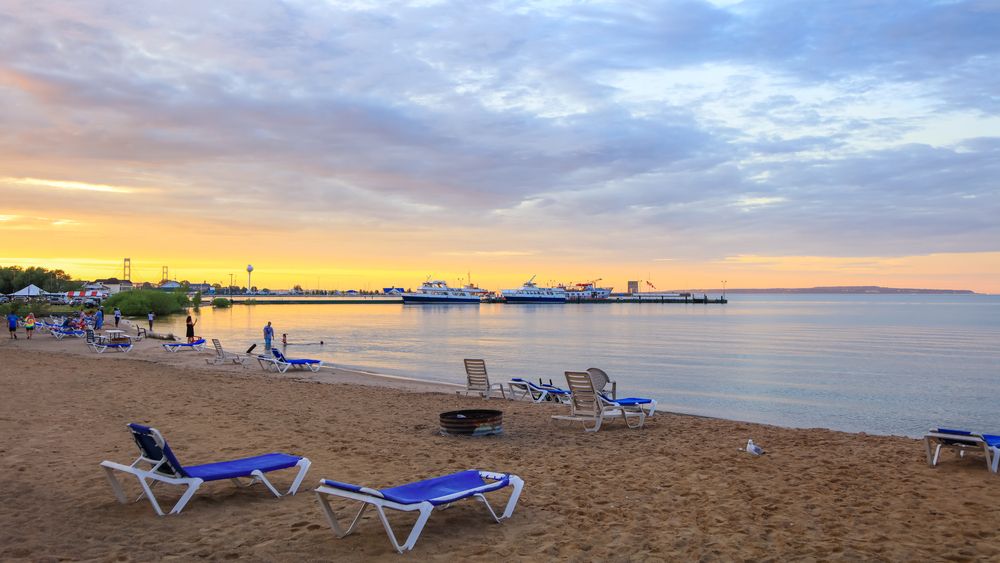 Shoreline of Mackinac Island
