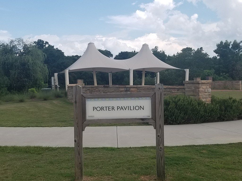 The porter pavilion of Amerson River Park