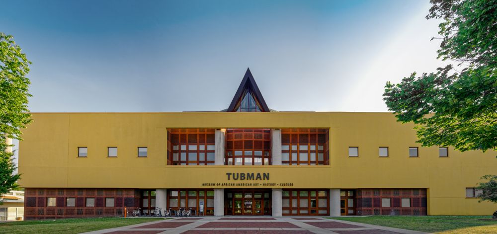 Front exterior of the Tubman Museum