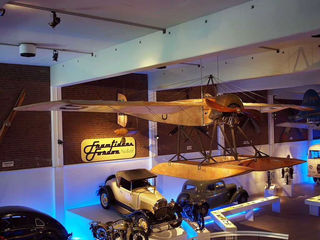 Aircraft displayed in Malmö’s Maritime and Technology Museum