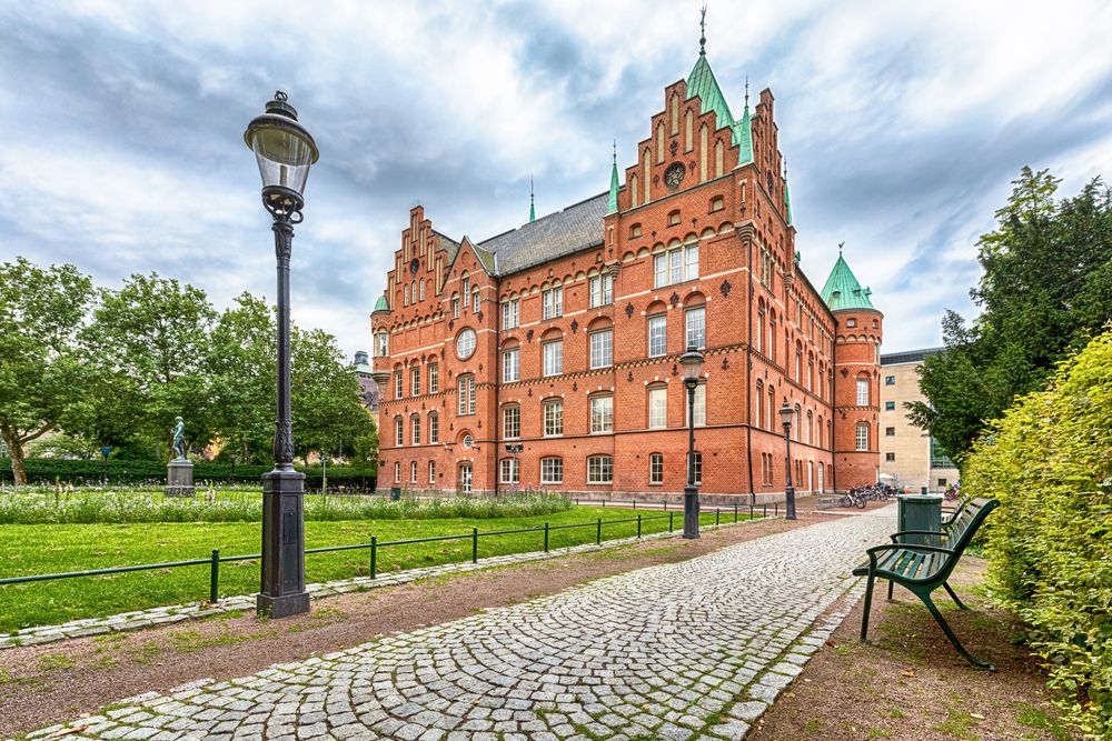 Exterior of Malmo City library