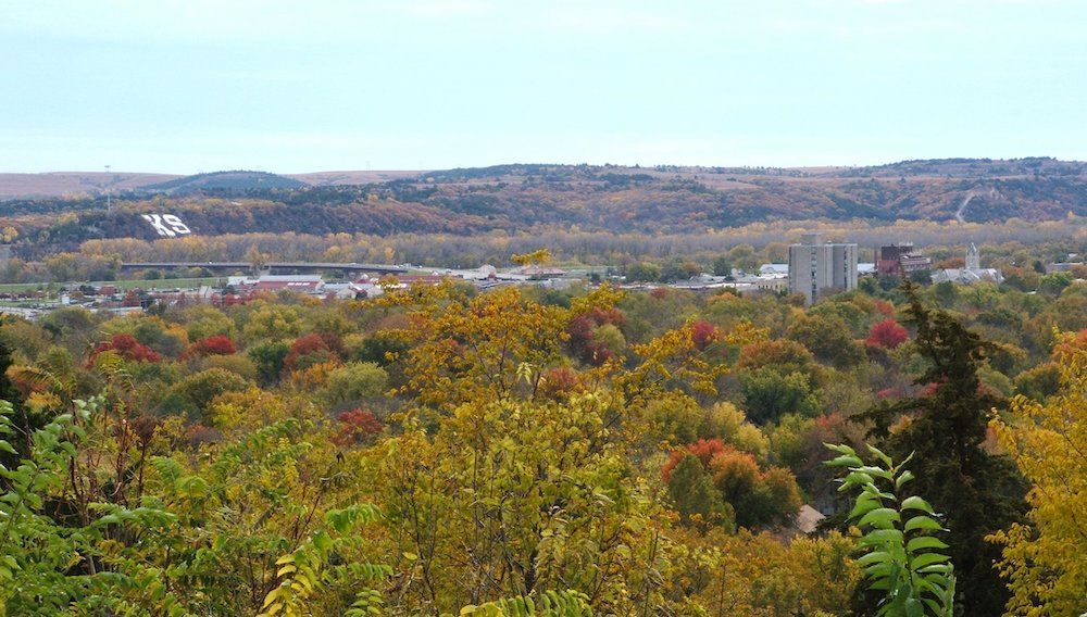Bird's eye view from Manhattan Hill