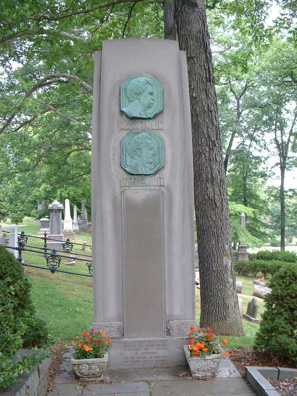View of Mark Twain’s Grave Site