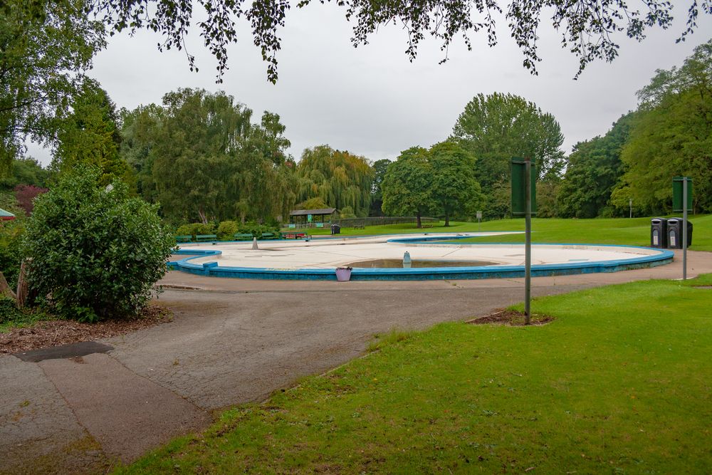 Vast play area at Markeaton Park