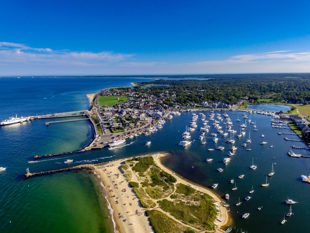 Aerial view of Martha's Vineyard