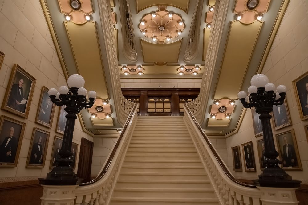Staircase at Masonic Temple