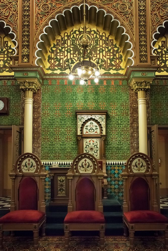 Interior view of Masonic Temple
