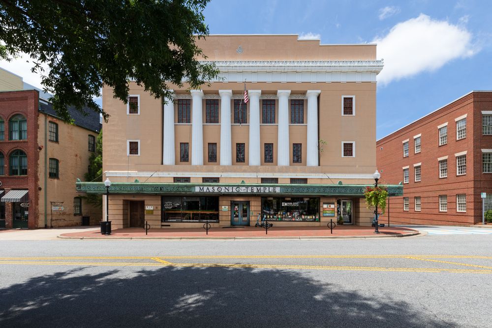 Masonic Temple in Spartanburg Historic District