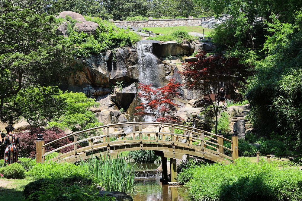 Scenic view of the garden at Maymont Estate