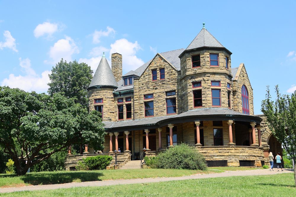 Exterior stone architecture of Maymont Estate