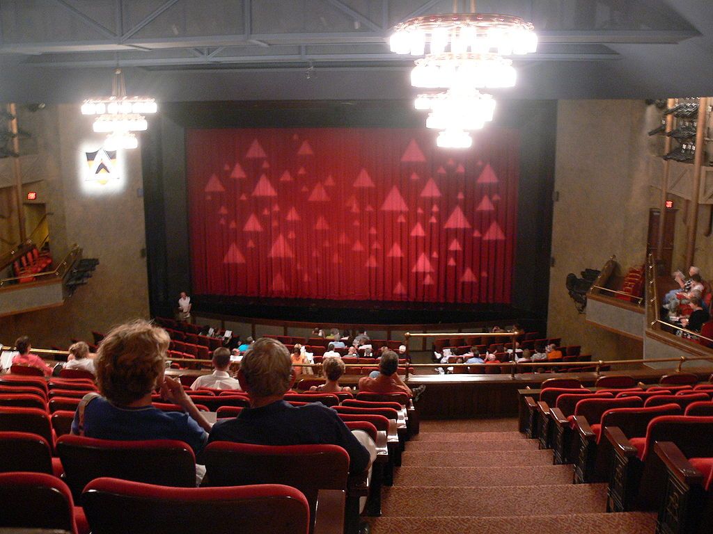 Interior view of the auditorium at McCarter Theatre Center