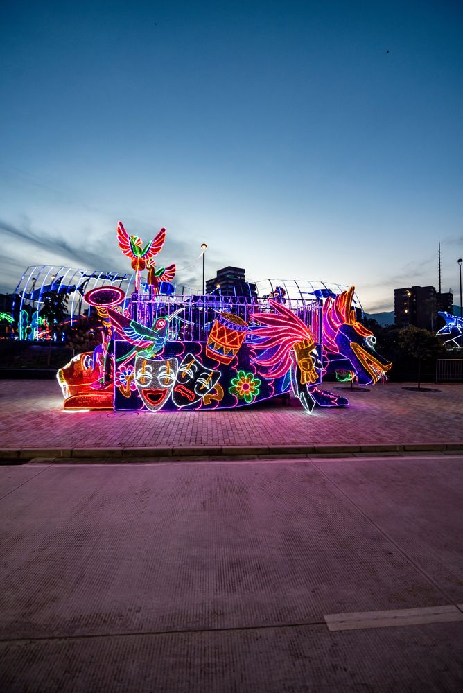 Medellin’s Christmas lighting