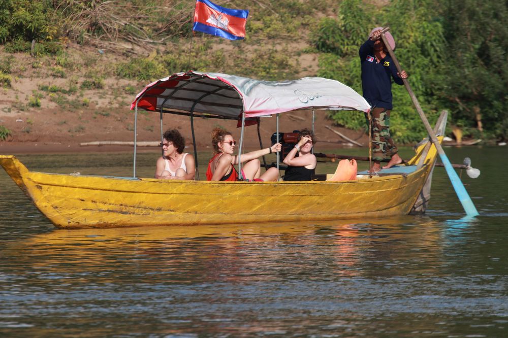 Boat rides in Mekong River
