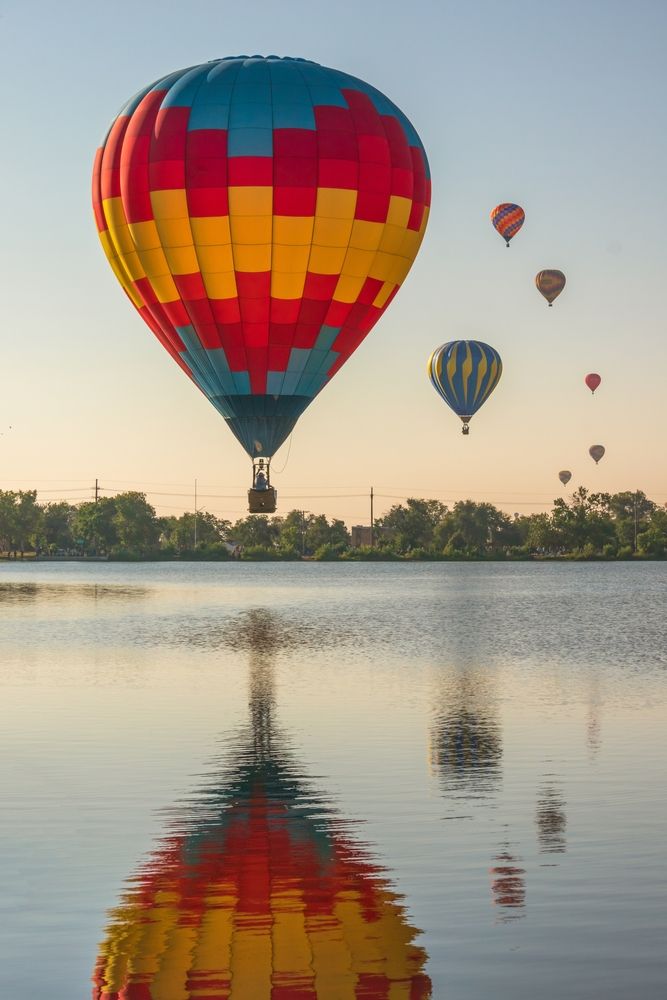 Hot air Balloons at Memorial Park