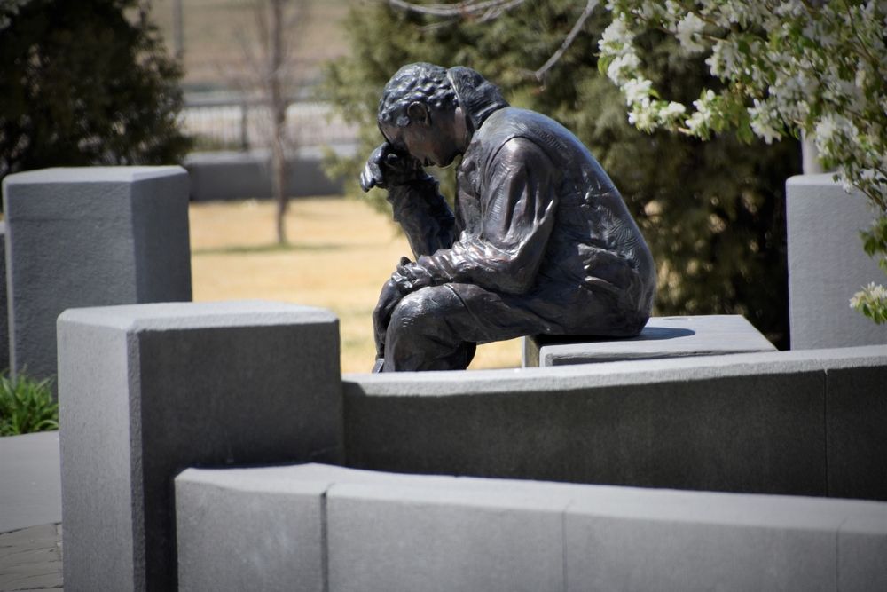 Sculptures at Memorial Park