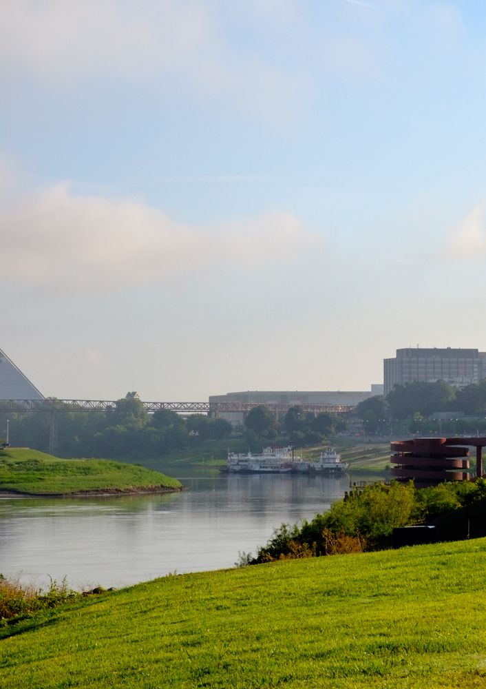 Scenic view of Memphis Riverboats
