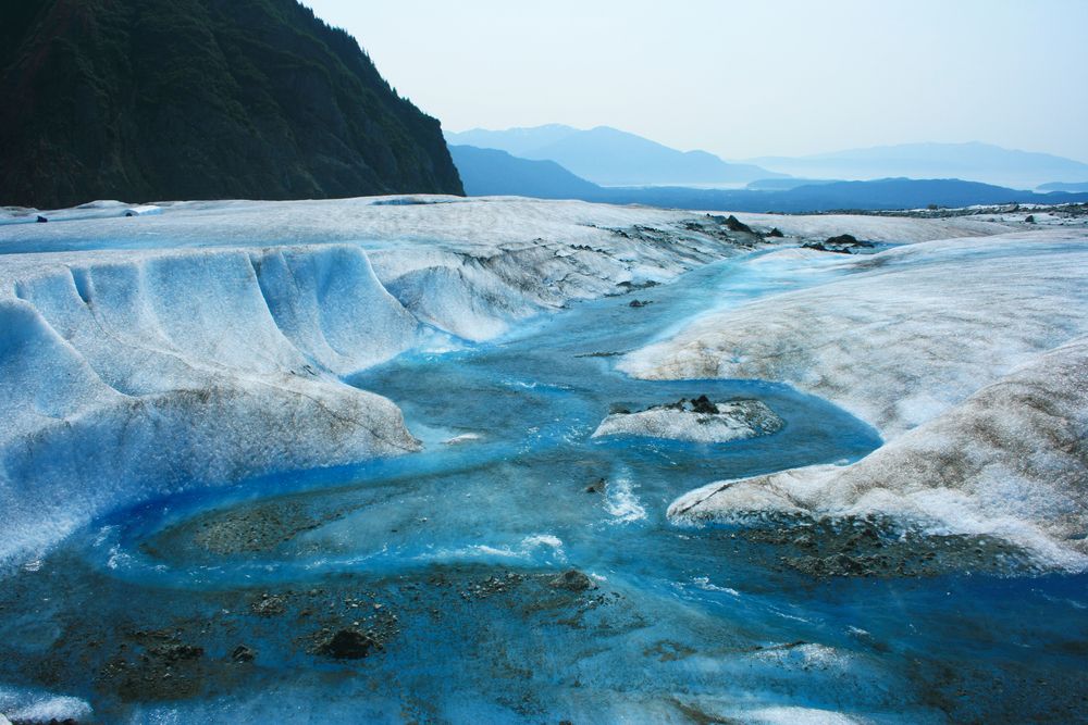View of Mendenhall Glacier