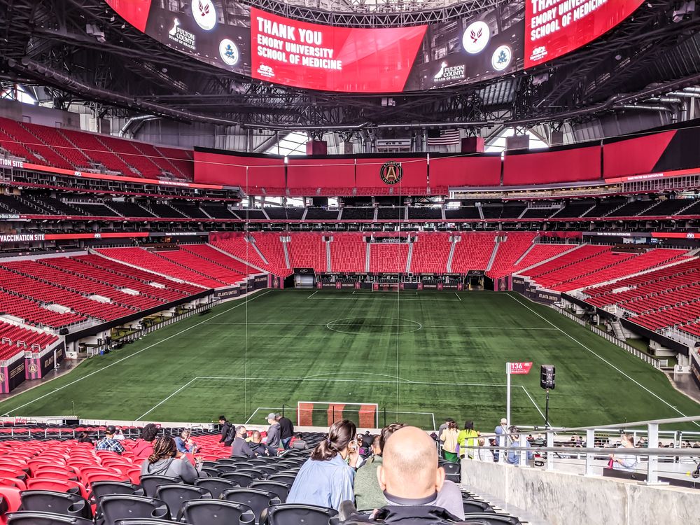 Field at Mercedes-Benz Stadium