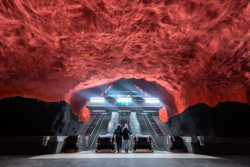 Inspired at the Metro Art Gallery in Stockholm