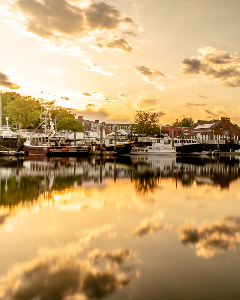 Sunset at Milford Harbor