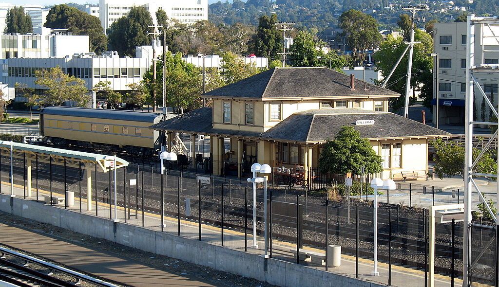 View of the Millbrae Train Museum