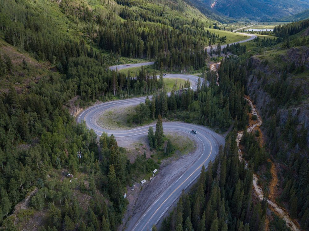 Million Dollar Highway in Colorado