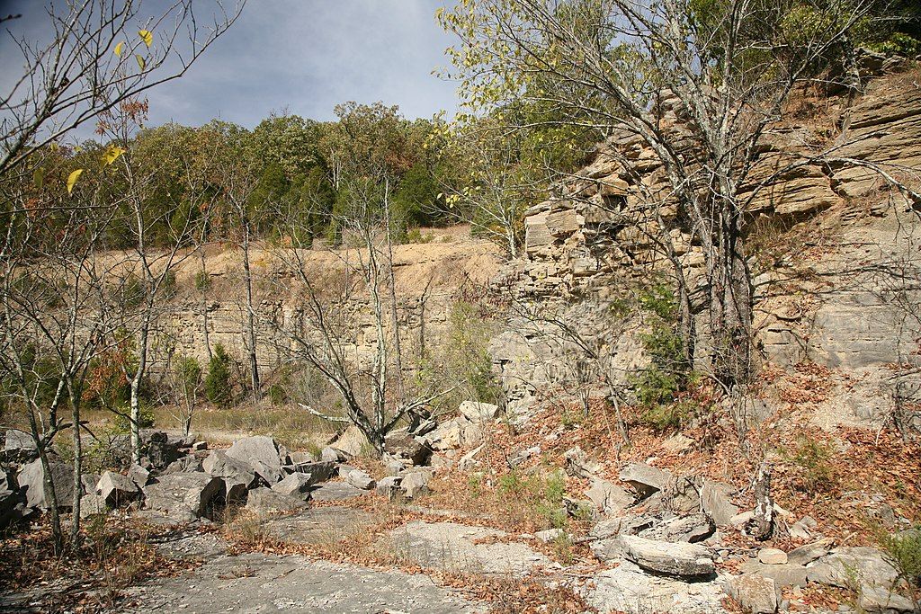 Rocks at Millstone Bluff Archaeological Area