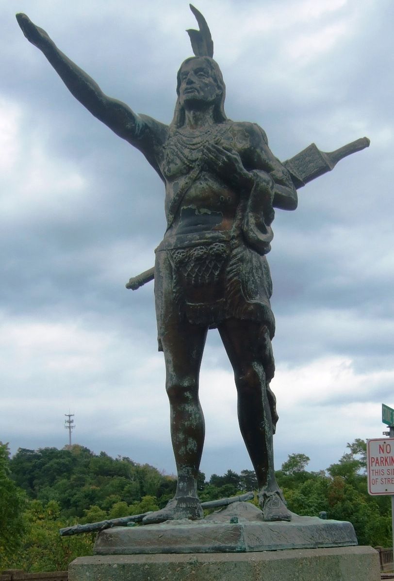 Mingo Native American Statue