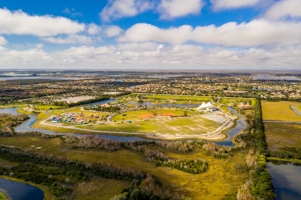 Bird's eye view of Miramar Regional Park