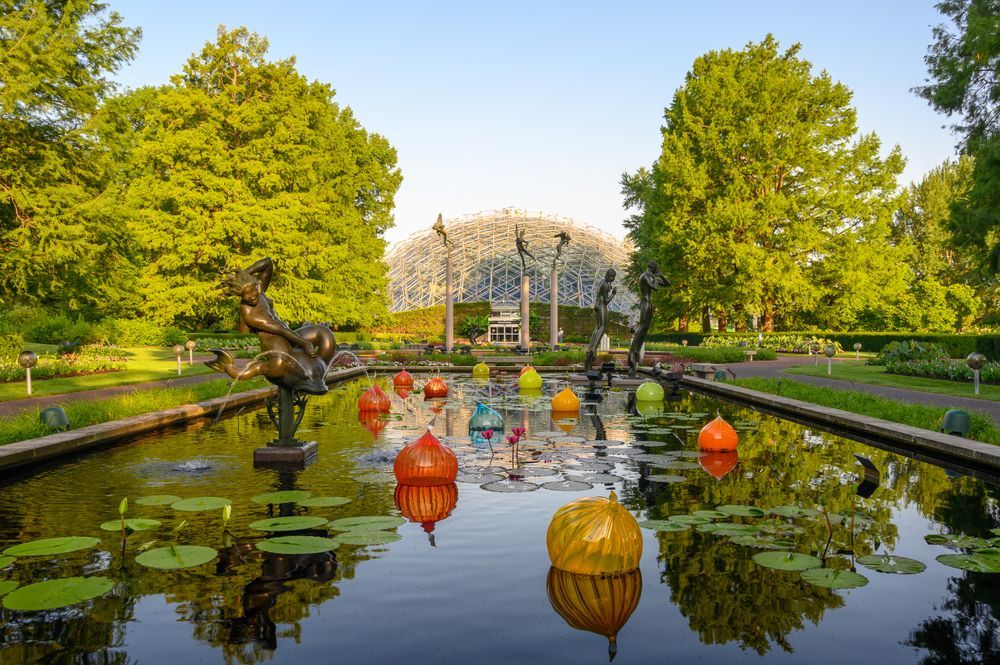 Pond at Missouri Botanical Garden