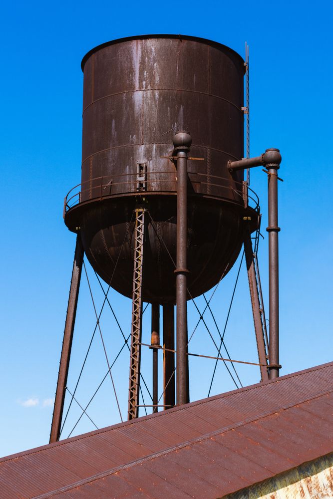 Water tank at Missouri Mines State Historic Site