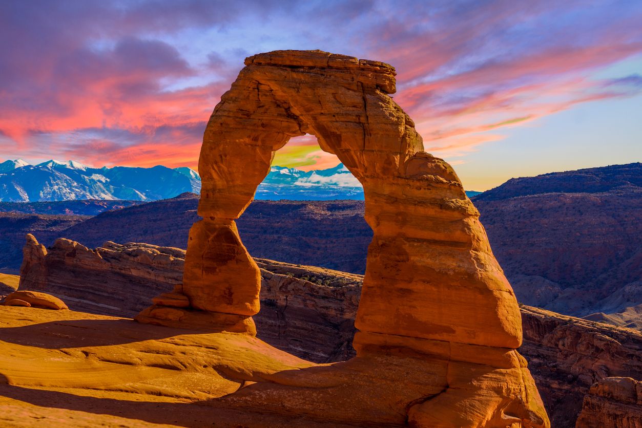 Stone arch at Moab, Utah