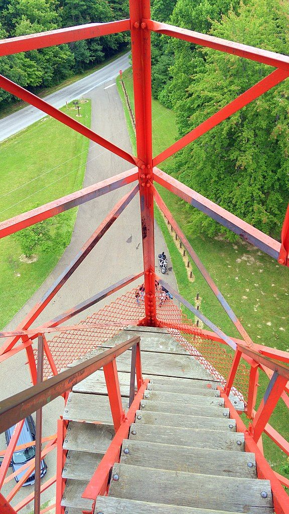Steps in Mohican Fire Tower