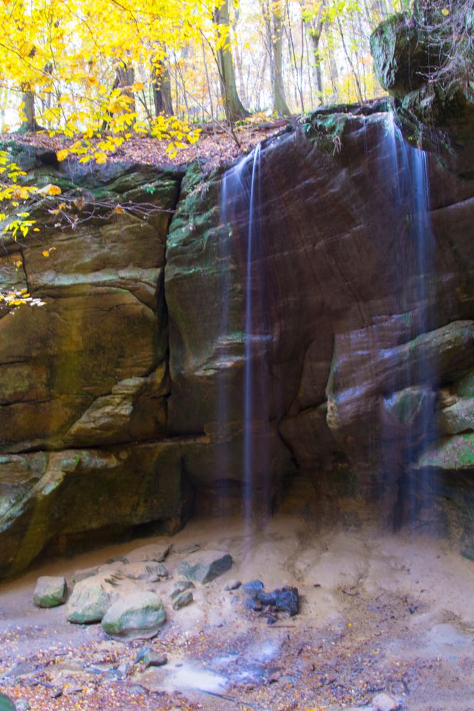 Small waterfall at Mohican State Park