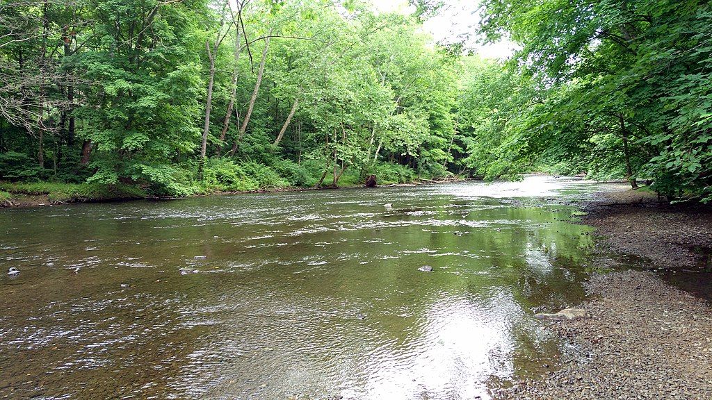 River flowing at Mohican State Park