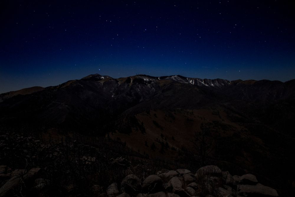 Spectacular sight of the starry sky from Monjeau Lookout