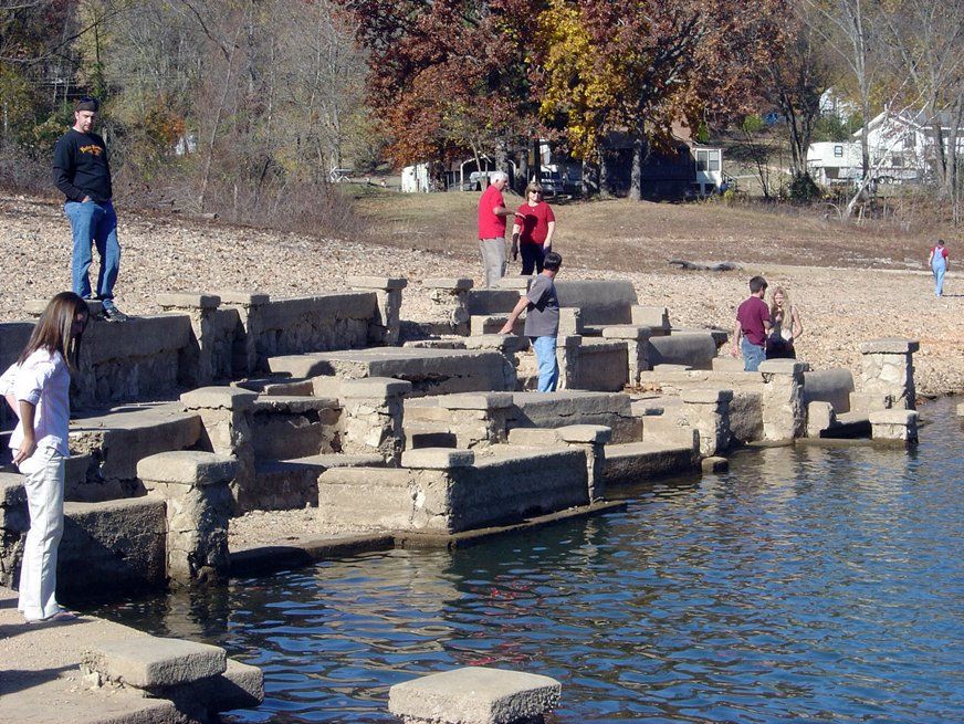 View of the Monte Ne Resort Ruins