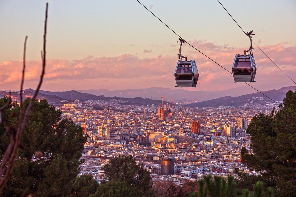 Montjuic in Barcelona