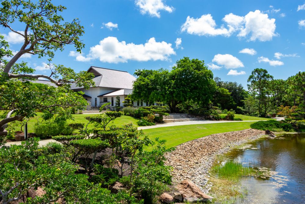 Landscape of Morikami Museum and Japanese Gardens