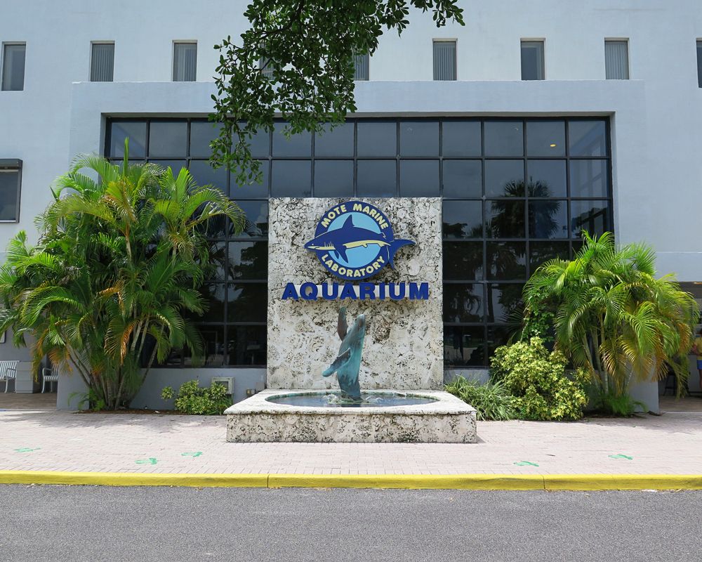 Signage of Mote Marine Laboratory & Aquarium