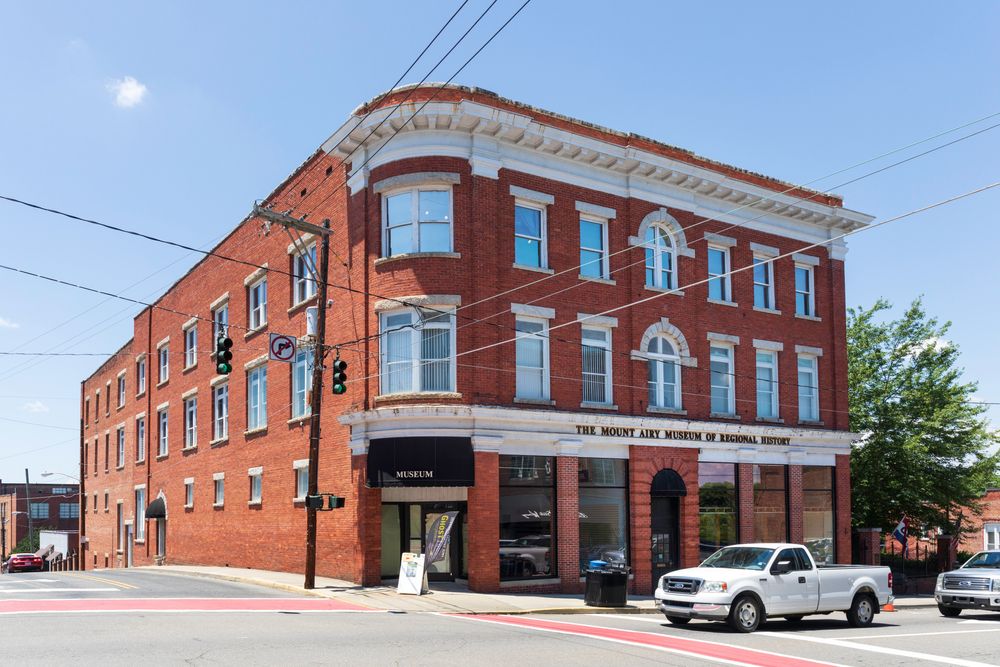 Exterior of Mount Airy Museum of Regional History