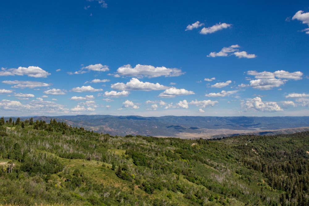 Scenic view from Mount Nebo Loop