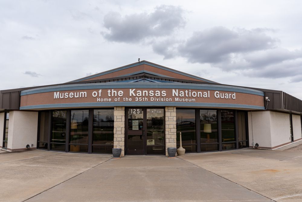 Entrance to Museum of Kansas National Guard
