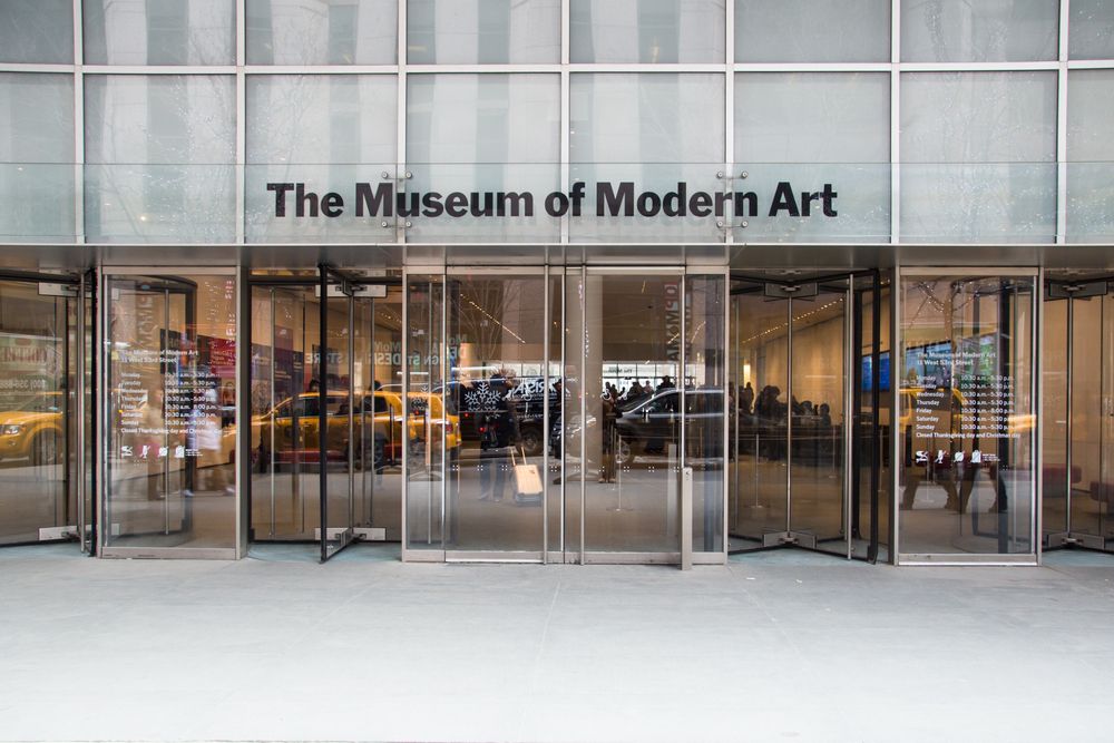 Entrance to Museum of Modern Art