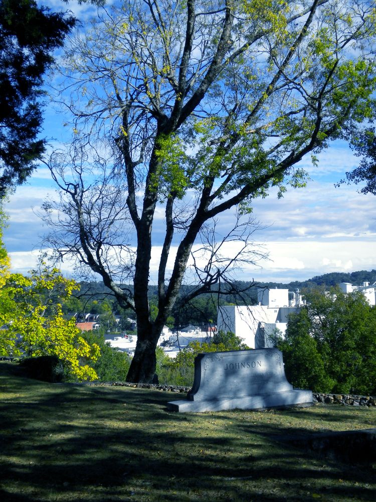 Gravestone in Myrtle Hill Cemetery
