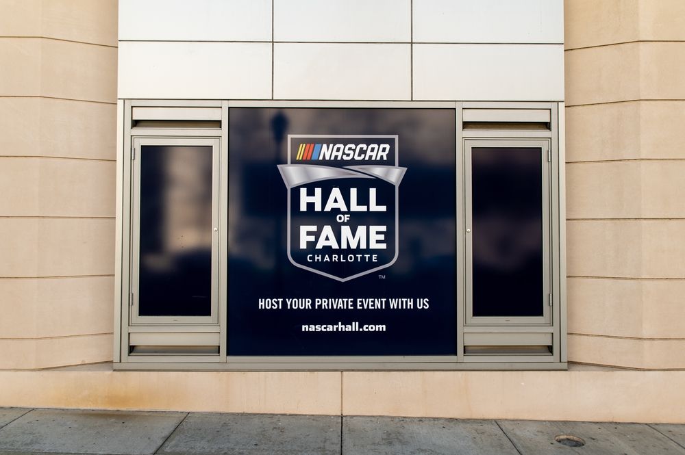 View of the NASCAR Hall of Fame