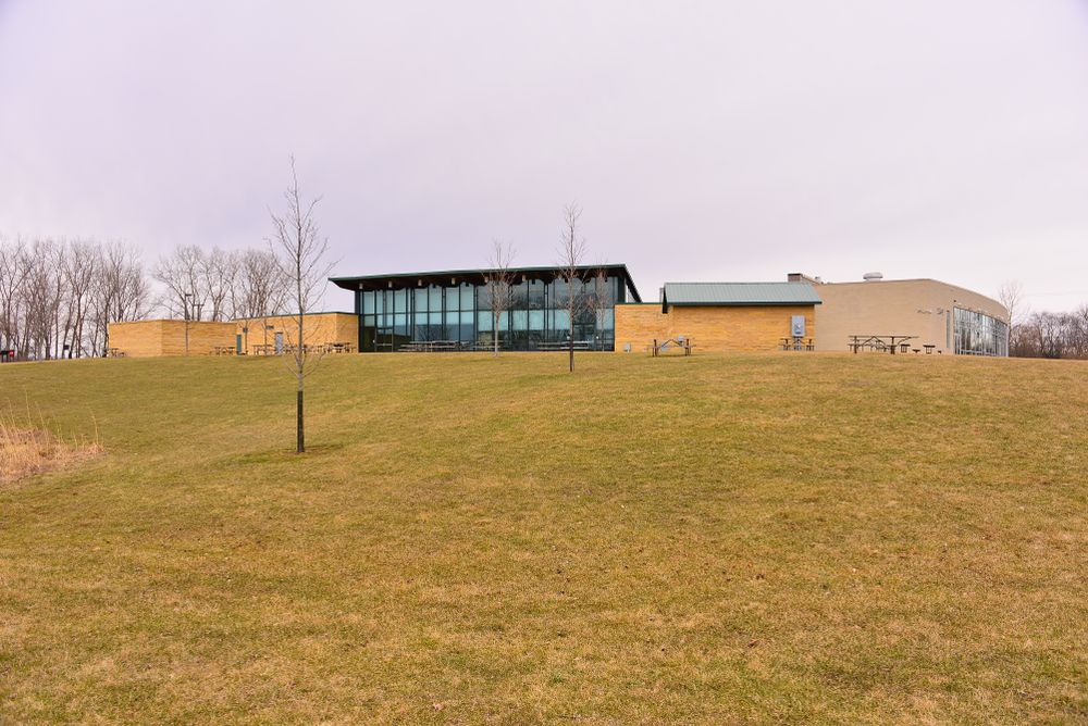 Rear exterior of Greenbelt Cultural Center