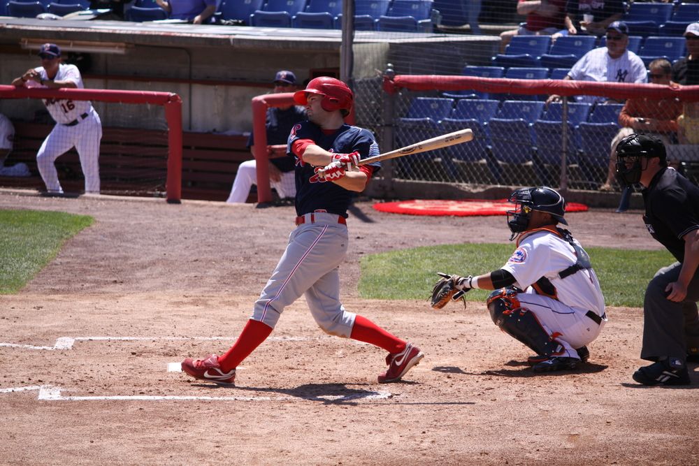 Baseball game in NYSEG Stadium