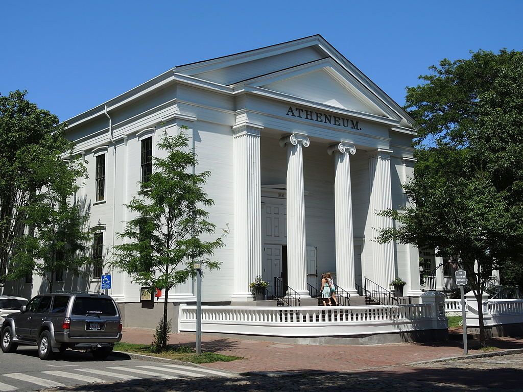 Exterior of Nantucket Atheneum Library